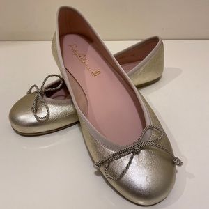 Pretty ballerinas ROSARIO gold ballet flats 38